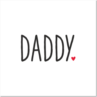 Daddy Heart - Gift Father's Day Love Family Posters and Art